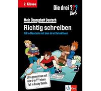 Die drei ??? Kids: Mein Übungsheft Deutsch 2. Klasse - Richtig schreiben: Deutsch 2. Klasse