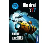 Die drei ??? Nacht in der Tiefe: Geheimbuch mit verschlossenen Seiten zum Auftrennen für Krimi-Fans ab 10 Jahren um einen packenden Fall in einer Unterwasserstation.