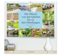 Die Düssel von den Quellen bis zu den Mündungen (hochwertiger Premium Wandkalender 2026 DIN A2 quer), Kunstdruck in Hochglanz: Düsseldorf ist bekannt, ... der Fluss Düssel ist den meisten unbekannt.