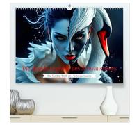 Die dunkle Legende des Schwanensees (hochwertiger Premium Wandkalender 2027 DIN A2 quer), Kunstdruck in Hochglanz: Mystische Bilder im Gothic-Stil ... voller Magie, Eleganz und dunkler Romantik