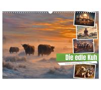 Die edle Kuh (Wandkalender 2027 DIN A3 quer), CALVENDO Monatskalender