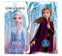 Die Eiskönigin 2 Mein Adventskalender. Kalenderbox mit 24 Mini-Büchlein: Erlebe Weihnachten mit Elsa und Anna. Für kleine Frozen-Fans ab 3 Jahren