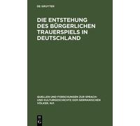 Die Entstehung des bürgerlichen Trauerspiels in Deutschland (Copertina rigida)