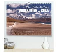 Die Farben der Anden - Argentinien und Chile (hochwertiger Premium Wandkalender 2026 DIN A2 quer), Kunstdruck in Hochglanz: Eine Palette von Farben
