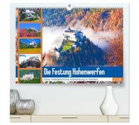 Die Festung Hohenwerfen (hochwertiger Premium Wandkalender 2026 DIN A2 quer), Kunstdruck in Hochglanz: Impressionen von der mittelalterlichen Höhenburg in Werfen