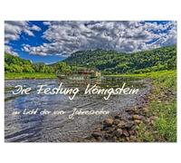 Die Festung Königstein im Licht der vier Jahreszeiten (Wandkalender 2026 DIN A3 quer), CALVENDO Monatskalender: Festung Königstein im Jahreszeitenlicht.