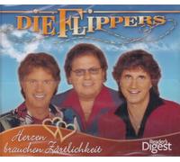 Die Flippers - 4-CD-Box - DIE FLIPPERS - Herzen brauchen Zärtlichkeit - 1. Unsere Superhits aus 40 Jahren + 2. Unterwegs durch unsere schöne Welt + 3. Dich gibt's nur einmal für mich + 4. Abschied in Liebe