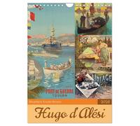 Die goldene Ära des Reisens (Wandkalender 2026 DIN A4 hoch), CALVENDO Monatskalender: Historische Reiseplakate von Hugo d'Alési - zeitlose Kunstwerke voller Fernweh und Nostalgie!