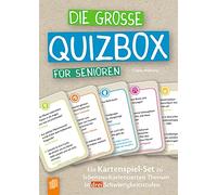 Die große Quizbox für Senioren: Ein Kartenspiel-Set zu lebensweltorientierten Themen in drei Schwierigkeitsstufen