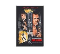 Die Hard Poster - Stampa artistica da parete su tela, motivo: thriller su un poliziotto solitario che combatte i terroristi in un grattacielo, 14 pezzi, 60 x 90 cm