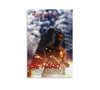 Die Hard Poster - Stampa artistica da parete su tela, motivo: thriller su un poliziotto solitario che combatte i terroristi in un grattacielo, 10 pezzi, 20 x 30 cm