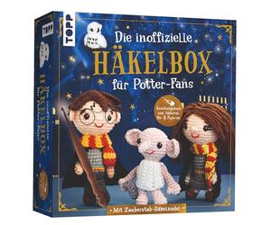 Die inoffizielle Harry Potter Häkelbox. Mit Anleitungsbuch und Material: Komplettes Häkelset mit Zauberstab-Nadel - zaubere 14 Figuren, Kreaturen & Accessoires aus der magischen Zauberschule
