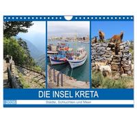 Die Insel Kreta - Städte, Schluchten und Meer (Wandkalender 2026 DIN A4 quer), CALVENDO Monatskalender: Die größte und schönste der griechischen Inseln