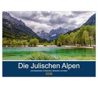 Die Julischen Alpen (Wandkalender 2026 DIN A2 quer), CALVENDO Monatskalender: Ein Streifzug durch das Dreiländereck Österreich, Slowenien und Italien