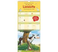 Die Kuh Lieselotte Familienkalender 2026 - Von Alexander Steffenmeier - Familienplaner mit 5 Spalten - Format 22 x 49,5 cm: Familienkalender