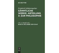 Die Lehre vom Staat (Copertina rigida)