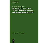 Die Leistung Der Strataforschung Und Der Kreolistik (Copertina rigida)
