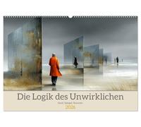 Die Logik des Unwirklichen (Wandkalender 2026 DIN A2 quer), CALVENDO Monatskalender: Surreale Strandkunst zum Staunen