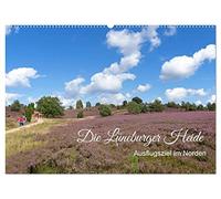 Die Lüneburger Heide - Ausflugsziel im Norden (Wandkalender 2026 DIN A2 quer), CALVENDO Monatskalender: Die Lüneburger Heide ist Paradies für Wanderer und Heidschnucken gleichermaßen.