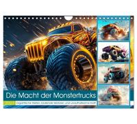 Die Macht der Monstertrucks (Wandkalender 2027 DIN A4 quer), CALVENDO Monatskale