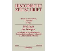 Die Macht Der Wenigen (Copertina rigida) Historische Zeitschrift / Beihefte