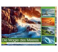 Die Magie des Meeres (Wandkalender 2026 DIN A2 quer), CALVENDO Monatskalender: Dieser Kalender ist perfekt, um Urlaubsgefühle in den Alltag zu holen ... der Magie des Wassers begleiten zu lassen.