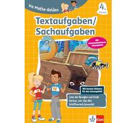 Die Mathe-Helden. Textaufgaben/Sachaufgaben 4. Klasse: Mathematik-Übungsheft für die Grundschule mit Stickern