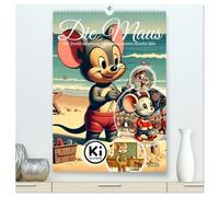 Die Maus - Mit Zwölf munteren Mäusemomenten durchs Jahr (hochwertiger Premium Wandkalender 2026 DIN A2 hoch), Kunstdruck in Hochglanz: Erlebe ein Jahr voller Abenteuer mit der Maus.