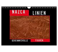 Die NAZCA Linien - Geheimnisvolle Figuren (Wandkalender 2026 DIN A4 quer), CALVENDO Monatskalender: Perus berühmte Nazca / Nasca Scharrbilder aus der Vogelperspektive