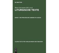 Die Preussische Agende im Auszug (Copertina rigida)
