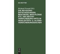 Die Revisionsentscheidungen, Bescheide, Beschlüsse Etc. Des R (Copertina rigida)