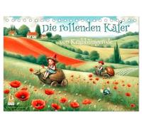 Die rollenden Käfer von Krabblingerode (Tischkalender 2026 DIN A5 quer), CALVENDO Monatskalender: Ein krabbeliger Käferspaß auf Rädern