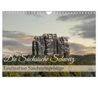 Die Sächsische Schweiz / Faszination Sandsteingebirge (Wandkalender 2026 DIN A4 quer), CALVENDO Monatskalender: Eine einzigartige Fotosammlung aus dem Elbsandsteingebirge