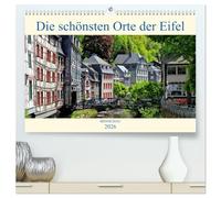 Die schönsten Orte der Eifel - Monschau (hochwertiger Premium Wandkalender 2026 DIN A2 quer), Kunstdruck in Hochglanz: Monschau zählt zu den schönsten Städtchen der Nordeifel