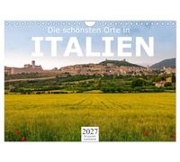 Die schönsten Orte in Italien. (Wandkalender 2027 DIN A4 quer), CALVENDO Monatsk