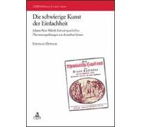 Die schwierige Kunst der Einfachheit Johann Peter Hebels Kalendergeschicten Ubersetzungsubungen zur deutschen Syntax. Ediz. bilingue