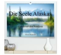 Die Seele Alaskas - Gewässer des Nordens (hochwertiger Premium Wandkalender 2026 DIN A2 quer), Kunstdruck in Hochglanz: Kommen Sie mit nach Alaska! Wundervolle Landschaften zum Träumen!