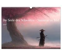 Die Seele des Schwertes - Samurai im Bild (Wandkalender 2026 DIN A3 quer), CALVENDO Monatskalender: Samurai in kraftvollen Szenen