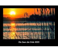 Die Seen der Erde 2025 Fotokalender DIN A3: Monatskalender mit Bild-Motiven aus Fauna und Flora, Natur, Blumen und Pflanzen