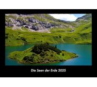Die Seen der Erde 2025 Fotokalender DIN A3: Monatskalender mit Bild-Motiven aus Fauna und Flora, Natur, Blumen und Pflanzen
