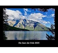 Die Seen der Erde 2025 Fotokalender DIN A3: Monatskalender mit Bild-Motiven aus Fauna und Flora, Natur, Blumen und Pflanzen