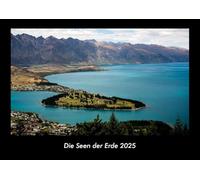 Die Seen der Erde 2025 Fotokalender DIN A3: Monatskalender mit Bild-Motiven aus Fauna und Flora, Natur, Blumen und Pflanzen