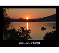 Die Seen der Erde 2025 Fotokalender DIN A3: Monatskalender mit Bild-Motiven aus Fauna und Flora, Natur, Blumen und Pflanzen