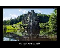 Die Seen der Erde 2026 Fotokalender DIN A3: Monatskalender mit Bild-Motiven aus Fauna und Flora, Natur, Blumen und Pflanzen