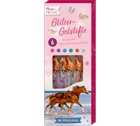Die Spiegelburg Penne gel glitterate (6 pezzi) - Amici dei cavalli