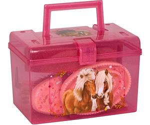 Die Spiegelburg - Putzzeug Cavalli - 17821, scatola per la pulizia dei cavalli per bambini, accessori per hobby, set per la cura dei cavalli, giocattolo per bambini