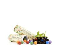 Die Stadtgärtner Biglie di fiori l'originale I 25 bombe di semi fatte a mano e colorate con oltre 20 tipi di semi di fiori, regalini di compleanno per bambini, 100% ecologico e min. 2 J. Durevoli