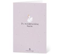 Die Stadtgärtner Biglietto d'Auguri con Carta Semi - Du wunderschöne Seele - 1 pz.