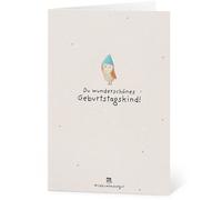 Die Stadtgärtner Biglietto d'Auguri con Carta Semi - Du wunderschönes Geburtstagskind - 1 pz.