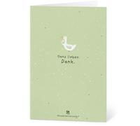 Die Stadtgärtner Biglietto d'Auguri con Carta Semi - Gans lieben Dank - 1 pz.